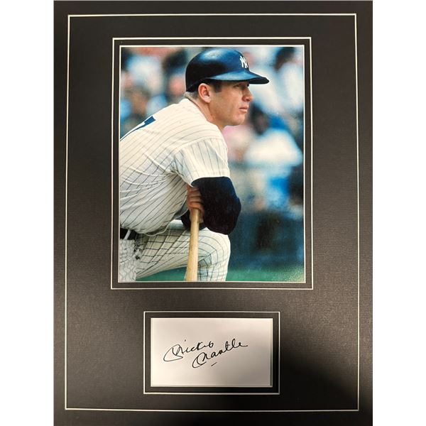 Mickey Mantle Autographed Display