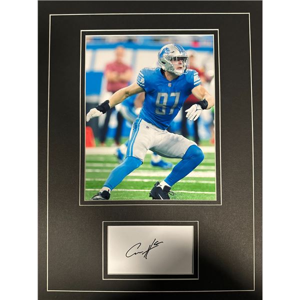 Aiden Hutchinson Autographed Display
