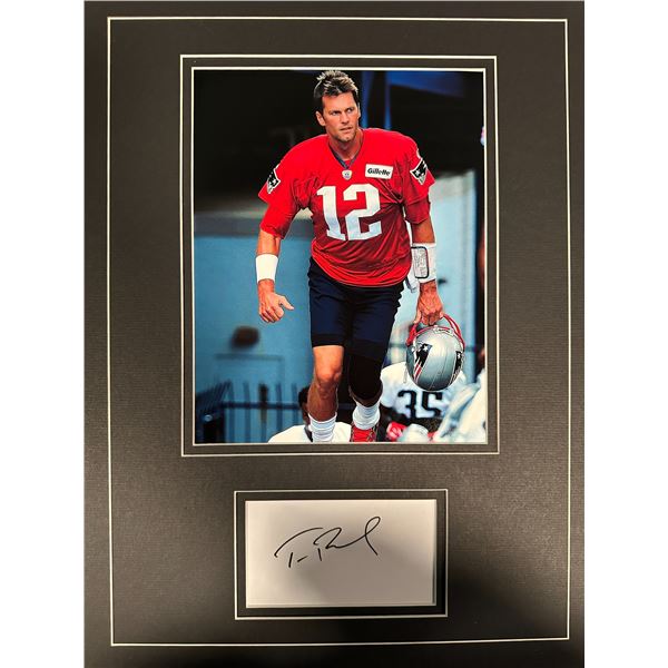Tom Brady Autographed Display