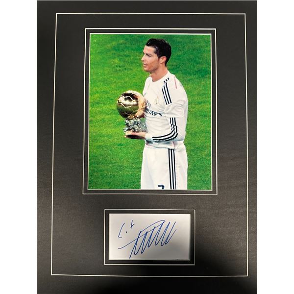 Ronaldo Autographed Display