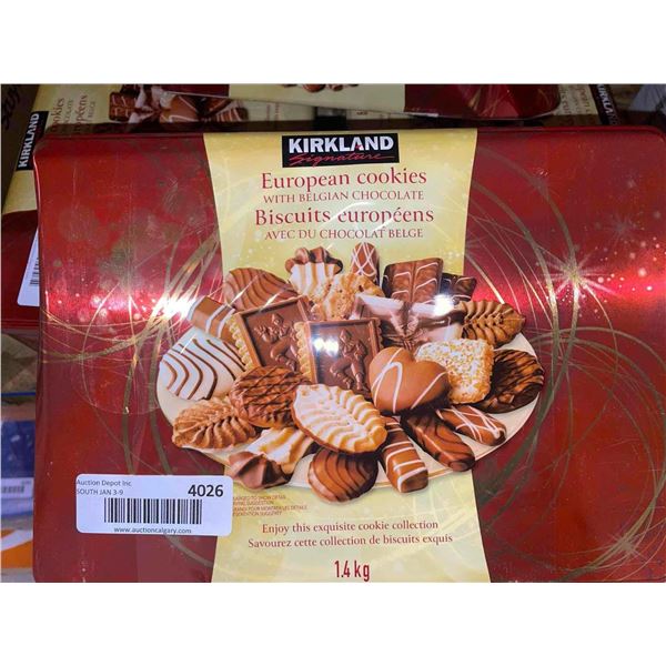 Kirkland European Cookies with Belgian Chocolate 3.08lbs
