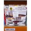 Image 2 : Miu Stainless Steel Mixing Bowl Set with Lids, 8 piece