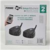 Image 1 : Outdoor WiFi Smart Outlets + Remote Control, Prime, Pack of 2, Great for Outdoor Lighting & Holiday 