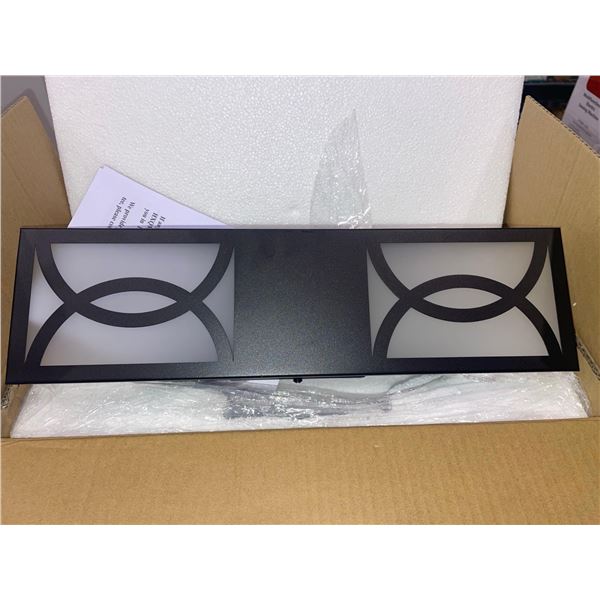 LED Outdoor Wall Light 2 Packs Dusk to Dawn WL104B-BK-1