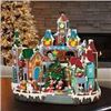Image 1 : Disney Animated Holiday Village with Lights and Music