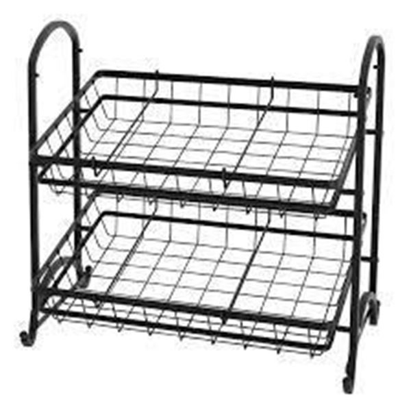 Spin Two Tier Countertop Basket
