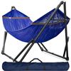 Image 1 : Tranquillo Universal Hammock with Stands Electro Static Coated Steel, Adjustable Foldable Hammock St