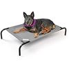 Image 1 : Coolaroo The Original Cooling Elevated Pet Bed (Large) (Grey)