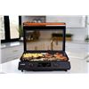 Image 1 : 22" Electric Griddle Nonstick with Lid, 8001 E-Series Tabletop Large Griddle with Seasoning By Black