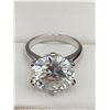 Image 3 : 10.00 CT GRA CERTIFIED ROUND BRILLIANT CUT MOISSANITE STONE VVS D COLOR SET IN CENTER IN 925 SILVER 