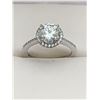 Image 2 : 2.00 CT GRA CERTIFIED ROUND BRILLIANT CUT MOISSANITE STONE VVS D COLOR SET IN CENTER WITH 35 ROUND C