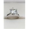 Image 2 : 3.00 CT GRA CERTIFIED ROUND BRILLIANT CUT MOISSANITE STONE VVS D COLOR SET IN CENTER IN 925 SILVER R