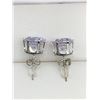Image 2 : Set of round cut 1.25 Carat TW Solitaire Stud Earrings Set