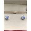 Image 1 : Set of 1.25 carat Brilliant cut Solitaire Stud Earrings