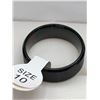 Image 2 : Gents Black Titanium Beveled Band size 10