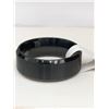 Image 3 : Gents Black Titanium Beveled Band size 10