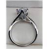 Image 2 : Off Set Ladies 1.0 Carat Brilliant Cut Solitaire Engagement Ring