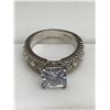 Image 3 : Ladies Mulit stone Band 1.0 Carat Princess Solitaire Ring NEW size 7