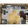 Image 2 : Glow Wick LED Color Changing Wax Candles With Remote