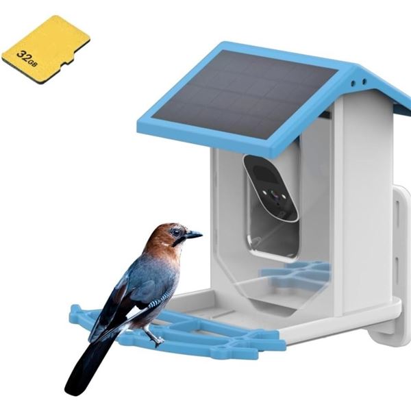 Bird Feeder with Camera, Bird Watching Camera, Auto Capture Bird Videos & Motion Detection