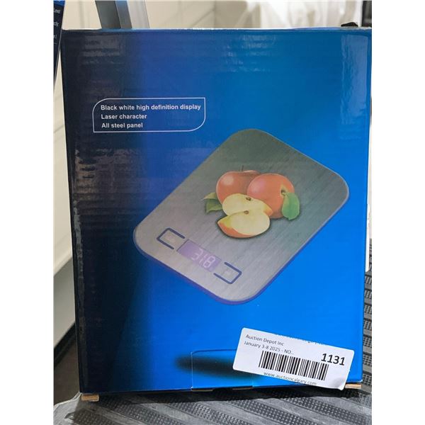 Digital Kitchen Scale, Stainless Steel