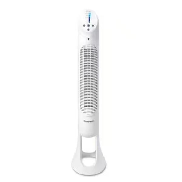 Honeywell Quietset 5 Whole Room 40in Tower Fan, 5 cooling levels, oscillates, remote control
