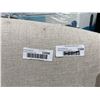 Image 2 : Twin Size Beige Fabric Headboard