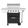Image 1 : Nexgrill 5-Burner Propane Gas Grill in Stainless Steel with Side Burner and Condiment Rack