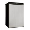 Image 1 : Danby Designer 3.2cu. ft Compact Refrigerator, 1.5 adjustable glass shelves, stainless steel door fi