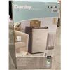 Image 2 : Danby Designer 3.2cu. ft Compact Refrigerator, 1.5 adjustable glass shelves, stainless steel door fi
