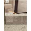 Image 3 : Danby Designer 3.2cu. ft Compact Refrigerator, 1.5 adjustable glass shelves, stainless steel door fi