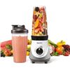 Image 1 : Starfrit Personal Blender 7PC Set - Two 828ml Cups - Two Blades - High, Low & Pulse Modes - 300W - P
