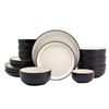 Image 1 : Mikasa Rowan Stoneware Dinnerware 16-piece Set