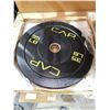Image 2 : CAP 35Lb Barbell Rubber Olympic Bumper Plate