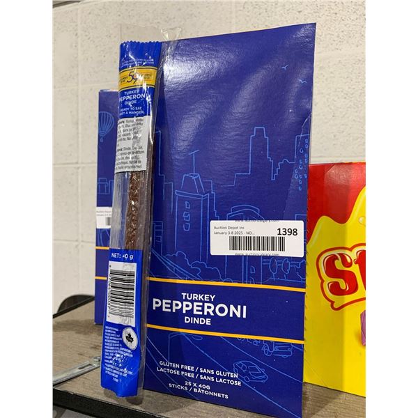 Turkey Pepperoni 25 x 40G