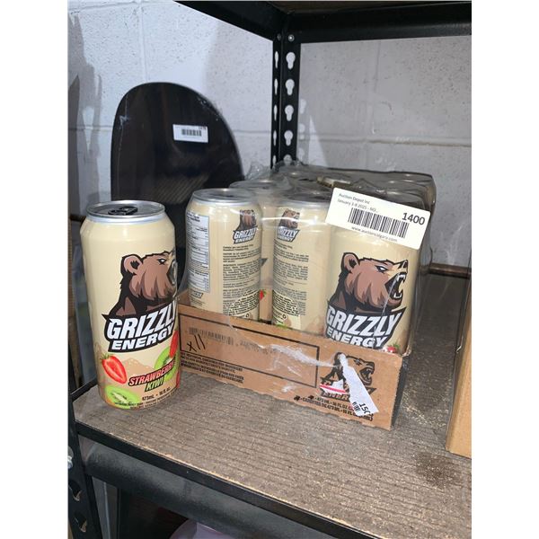 Grizzly Energy Strawberry Kiwi Drink 11 x 473ml