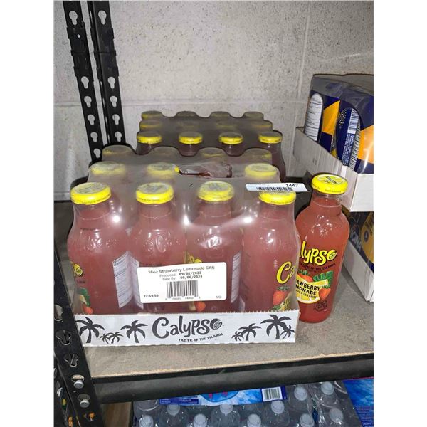 Calypso Strawberry Lemonade Drink 12 x 16oz