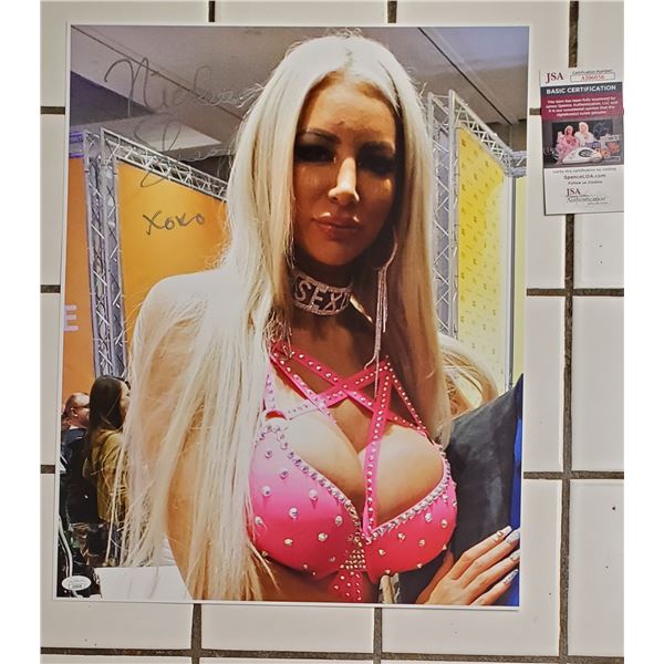 Nicolette Shea 16” x 20” Signed Photo.  JSA COA.  (#2)