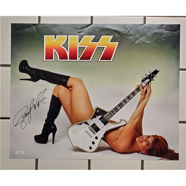 Stacy E. Walker 16” x 20” Signed Photo.  JSA COA.