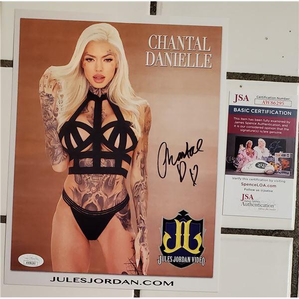 Chantal Danielle  Signed 8” x 10” Photo.  JSA COA.