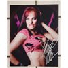 Image 1 : Christy Hemme.  Signed 8” x 10” Photo.  JSA COA.  Playboy Cover Model April 2005. 