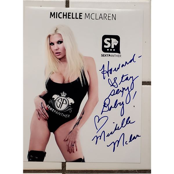 Michelle McLaren.  Signed 8” x 10” Photo.  JSA COA.  Photo proof.