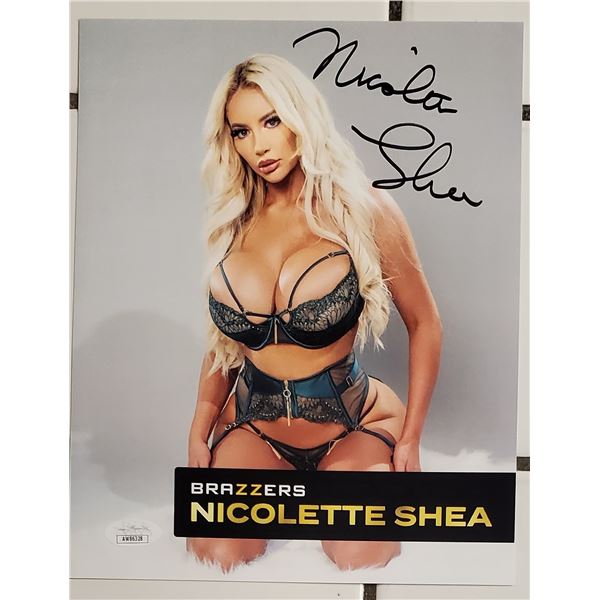 Nicolette Shea 8” x 10” Signed Photo.  JSA COA.