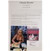 Image 2 : Christie Stevens.  Signed 8” x 10” Photo.  JSA COA.  Photo proof.