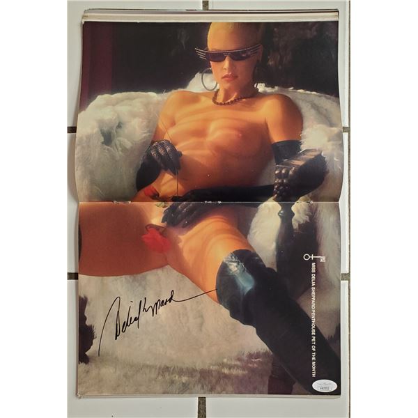 Delia Sheppard.  Signed Penthouse Magazine.  JSA COA.