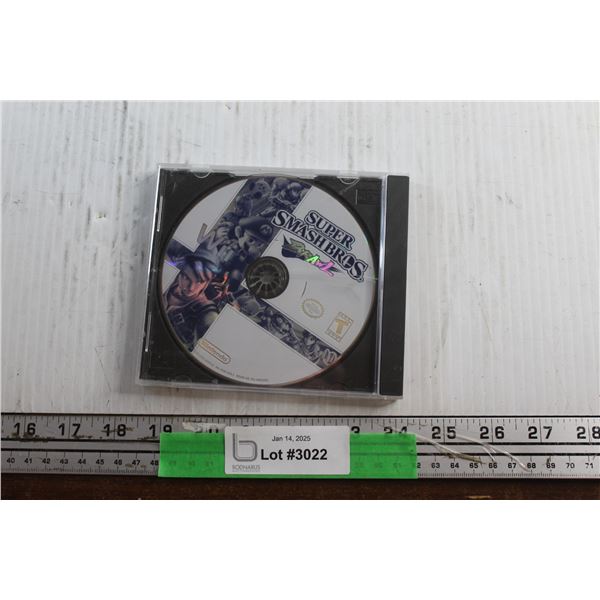 Nintendo Super Smash Bros Wii Game Disc