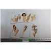 Image 1 : (9) Pin Up Girl Post Cards