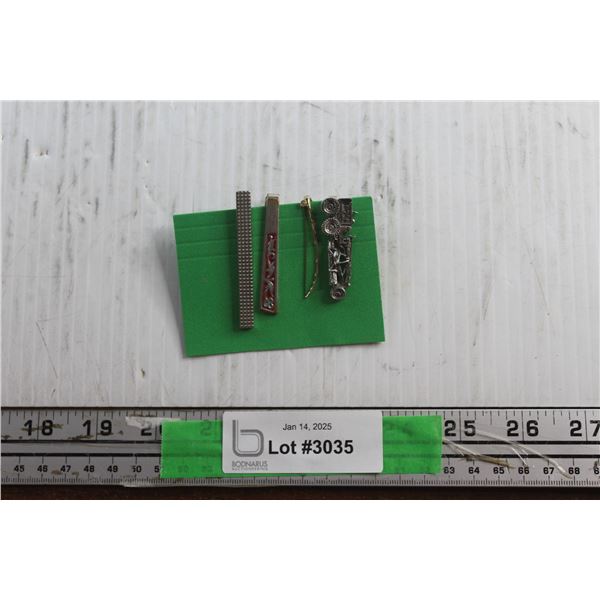 (4) Tie Clips