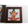 Image 2 : (2) Framed Pin Up Girl Prints 8 1/2'' x 6 1/2'' and 6 1/2'' x 6 1/2''