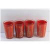 Image 2 : (4) Asian Themed Glass Cups